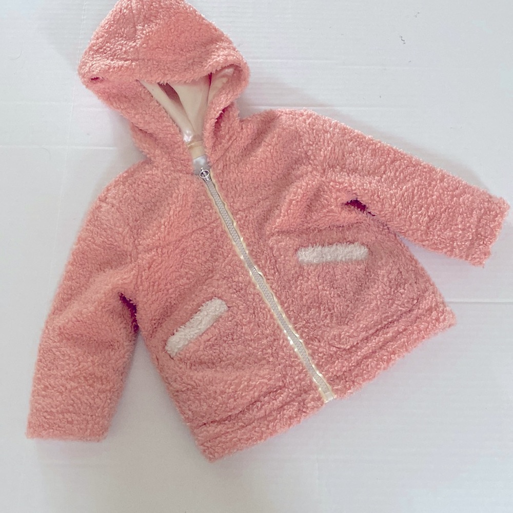 Urban republic kids Sherpa  zip up jacket.